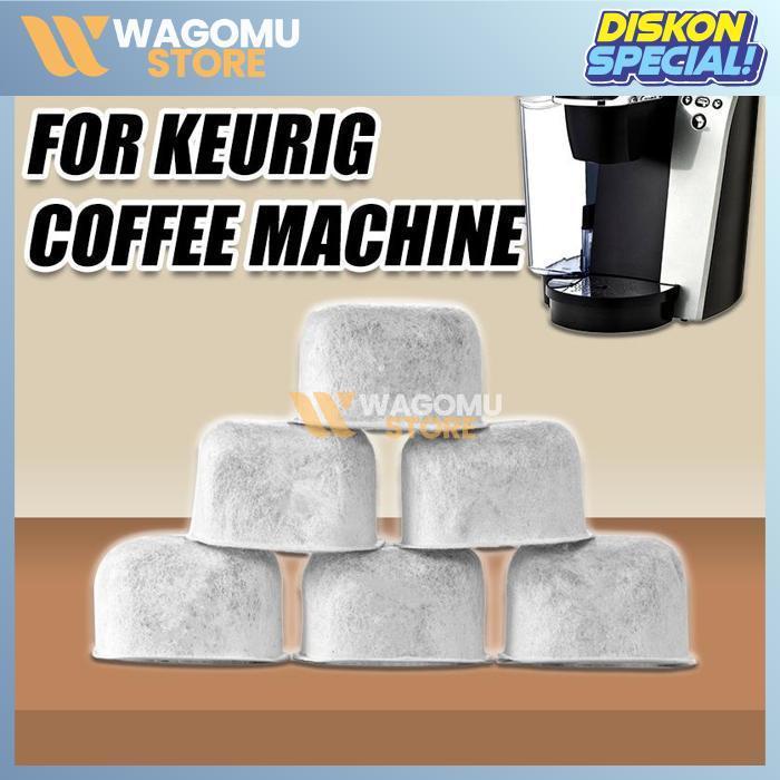WAGOMU 6Pcs Coffee Replacement Filter Coffee Filter Compatible with Keurig Coffee Maker Machine Coff