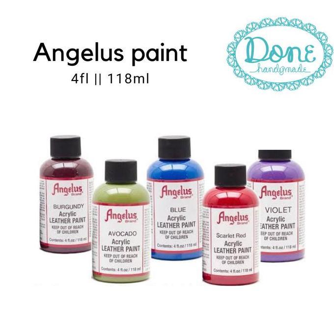 ANGELUS PAINT CAT KULIT CAT LUKIS ANGELUS LEATHER PAINT ACRYLIC LAINT MURAH