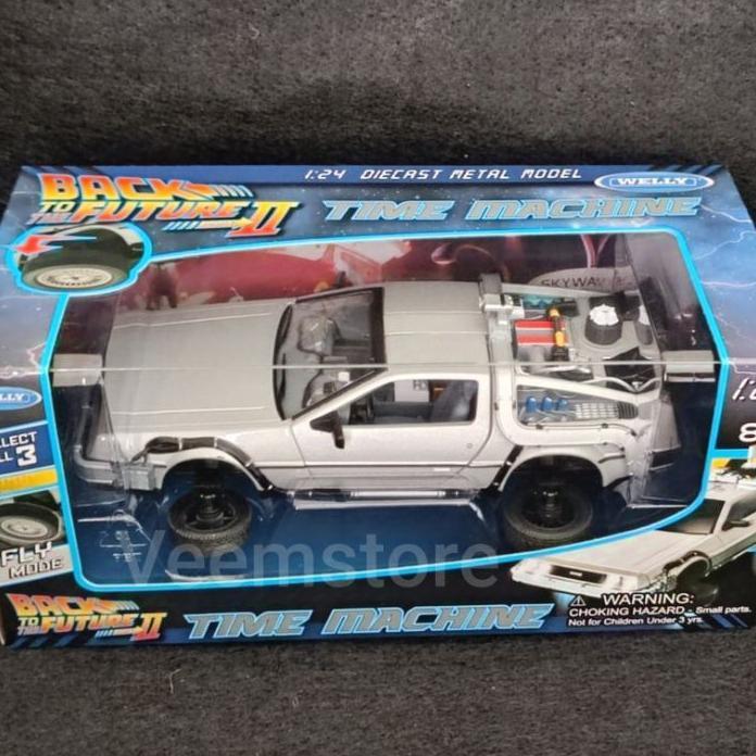 Die Cast 1:24 Delorean Back To The Future [Welly]
