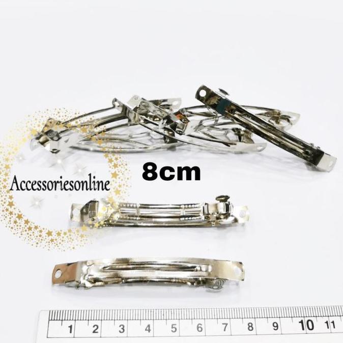 Jepit Otomatis 8cm / JR 8cm per gross Nekel
