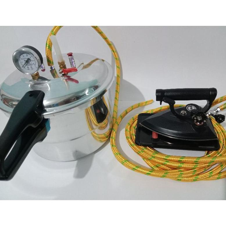 CUCI GUDANG setrika uap presto 12 liter + steam trap/setrika uap boiler/setrika uap boiler presto/se