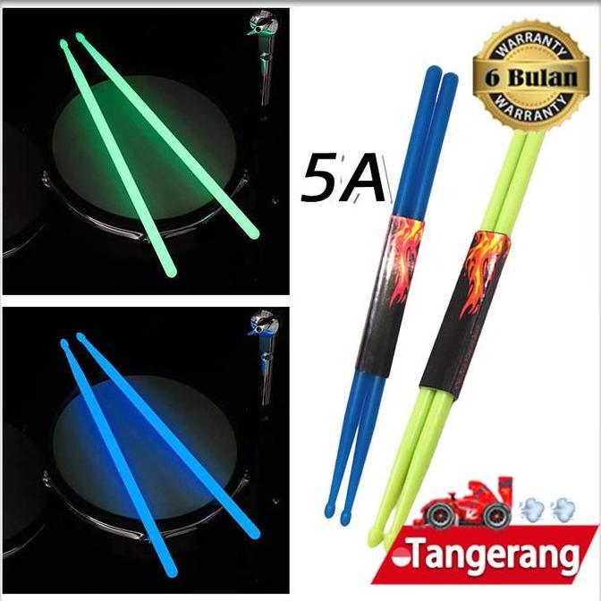 SAMRUAY 2pcs Stik Drum 5A / Alat Musik Stik Drum / Stik Drum Fluoresensi