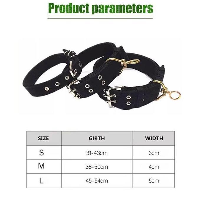 DITSY Kalung Anjing Nilon Pet Collar Dog Cat Adjustable Tali Kalung Kucing Anjing Kecil Besar Ukuran