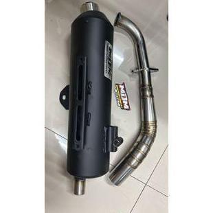 Promo KENALPOT KONDOMAN AEROX NEW NMAX NEW INLET 45 LEHER ZIGSOW MDM CORELET CUTING NEW Diskon