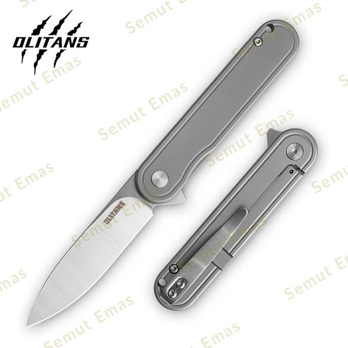 Olitans AL-T025 D2 EDC Folding Titanium Alloy Handle Ball Bearing