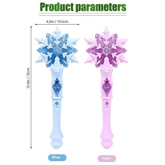 COCHONS Magic Wand Princess Frozen Snow Mainan Tongkat Peri Tongkat Mainan Lampu