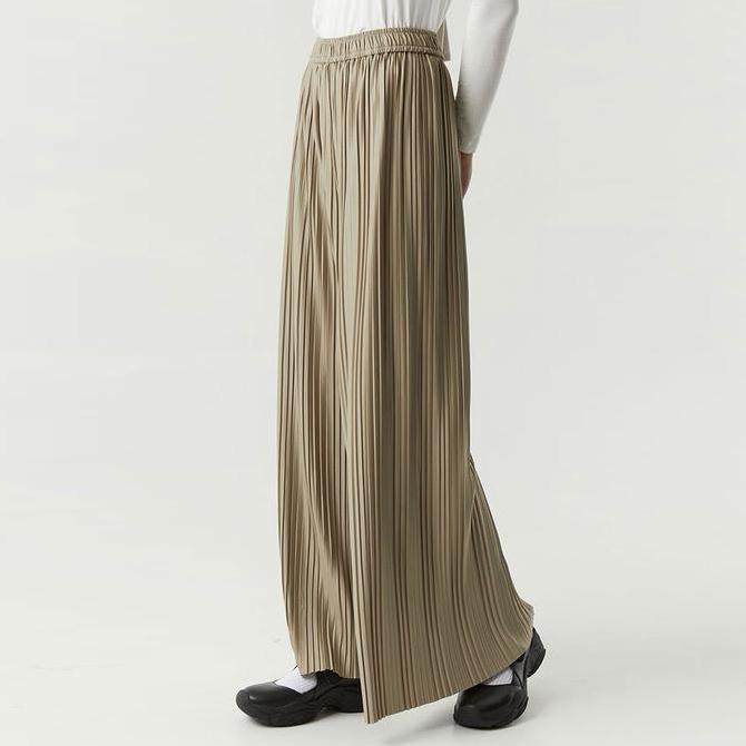 Pants- Kirana By Aska Label - Celana Plisket Dengan Pinggang Karet