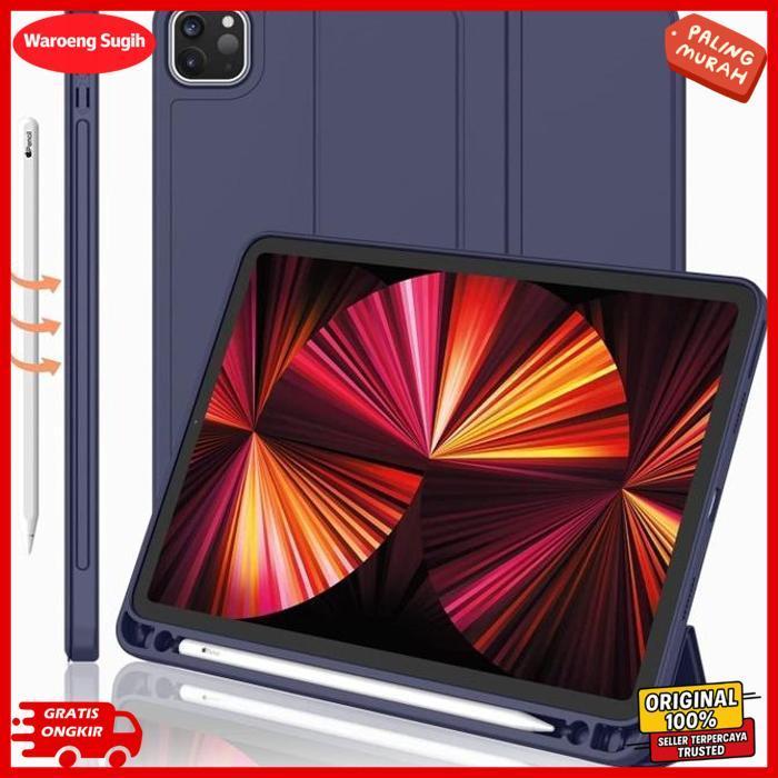 Terlaris Case Ipad Pro M1 2021 11 Inch 12.9 Inch Book Cover Casing Ipad