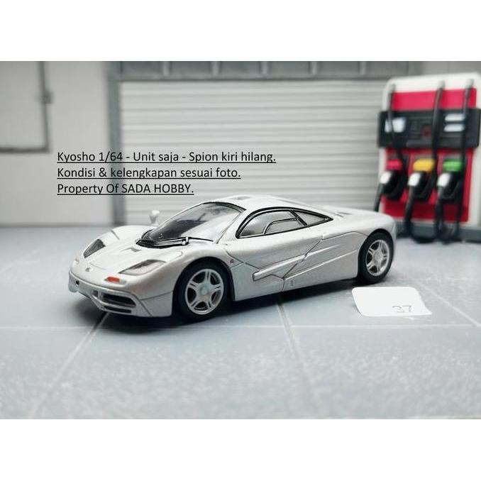 KYOSHO MCLAREN F1 SILVER UNIT ONLY MINUS 1/64 SHOBBY