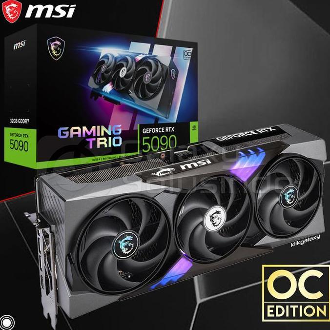 Allthebest- MSI GeForce RTX 5090 GAMING TRIO 32GB OC GDDR7 - VGA RTX5090 DDR7 Blackwell VGA Graphic 