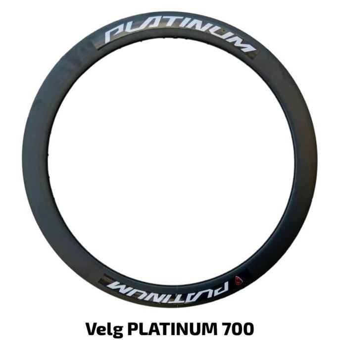 Rims Rim Velg Discbrake 700C Platinum 50 Mm 36H