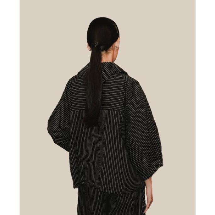 Dama Kara Sanggit Jacket Sashiko Navy