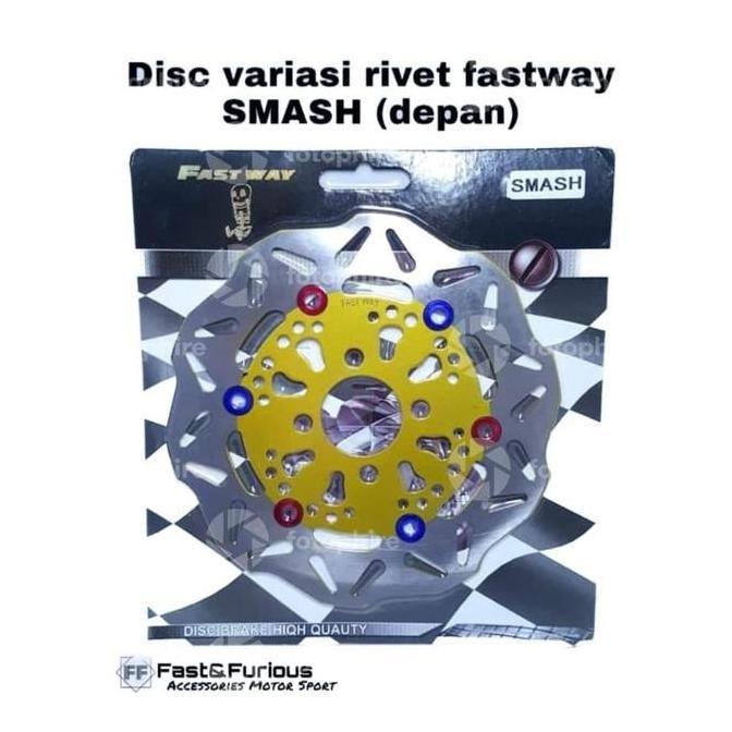 Promo PIRINGAN CAKRAM(DEPAN)/DISC VARIASI RIVET FASTWAY SMASH BEAT Diskon