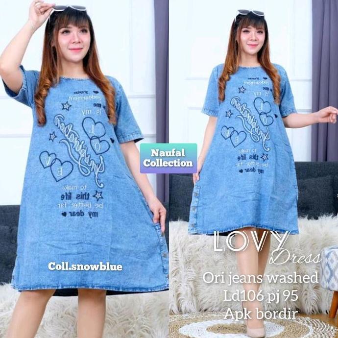 LOVY DRESS JEANS DASTER JEANS WANITA