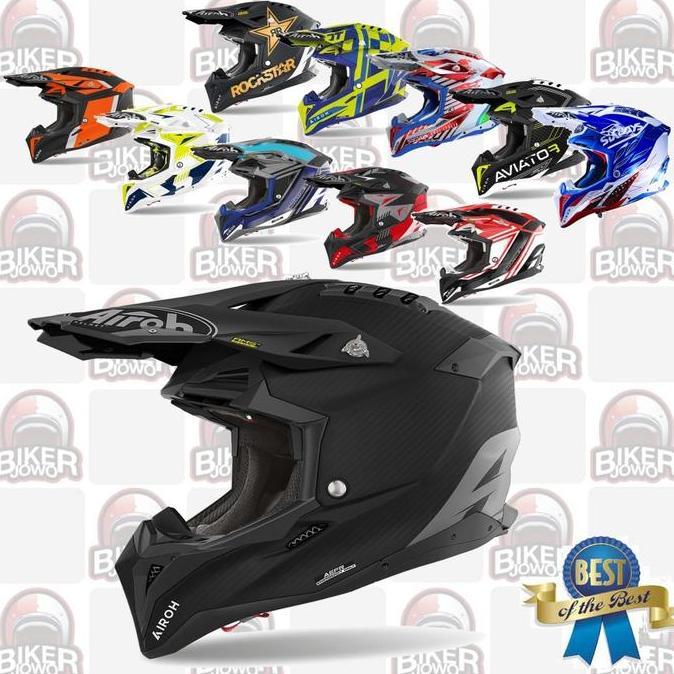 Helm Cross Airoh Aviator 3 Motor Trail MXGP Enduro Motocross Trial