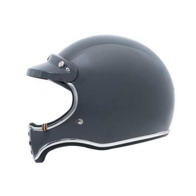Howard Smith Bobber Retro Helm Full Face - Ghost
