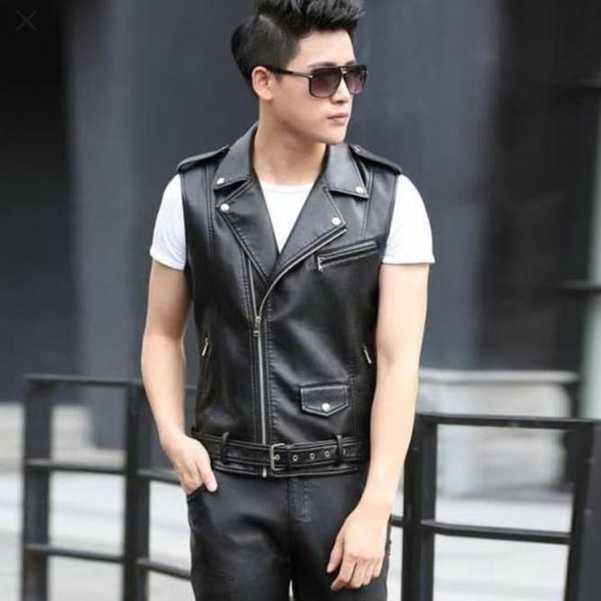 ROMPI KULIT ASLI PRIA RAMONES TERBARU TOURING MOGE BIKERS MOTOR HARLEY