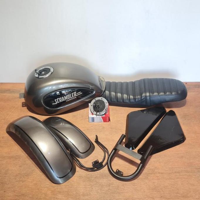 PAKET MINIMALIS SCARMBLER JAPSTYLE VIXION OLD DAN VIXION NEW YAMAHA