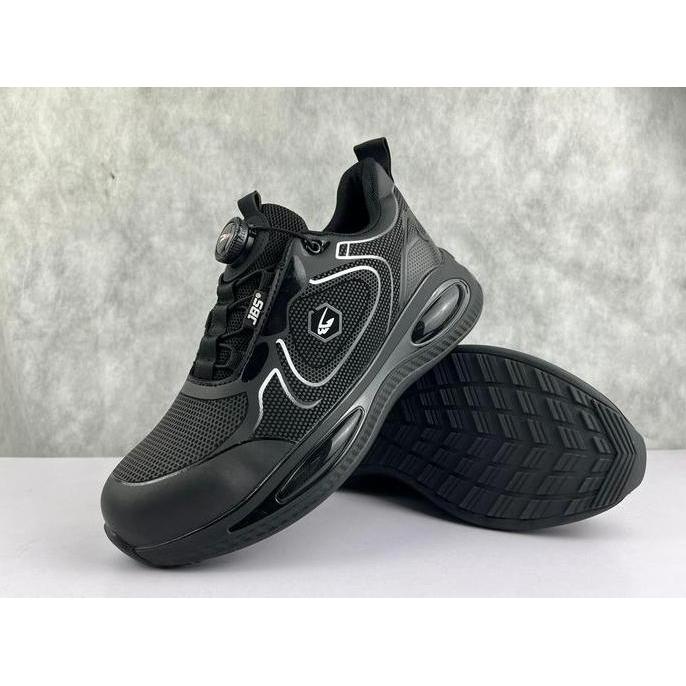 Flat- Sepatu Jbs 837 Safety Sneakers Sepatu Anti Tusukan Paku Dan Benda Tajam Black Hh