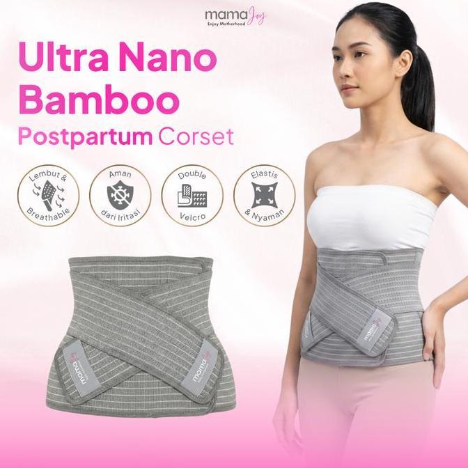 POSTPARTUM BELLY BAND MAMAJOY Korset Melahirkan Caesar SC Normal Korset Pasca Melahirkan Bamboo Mate