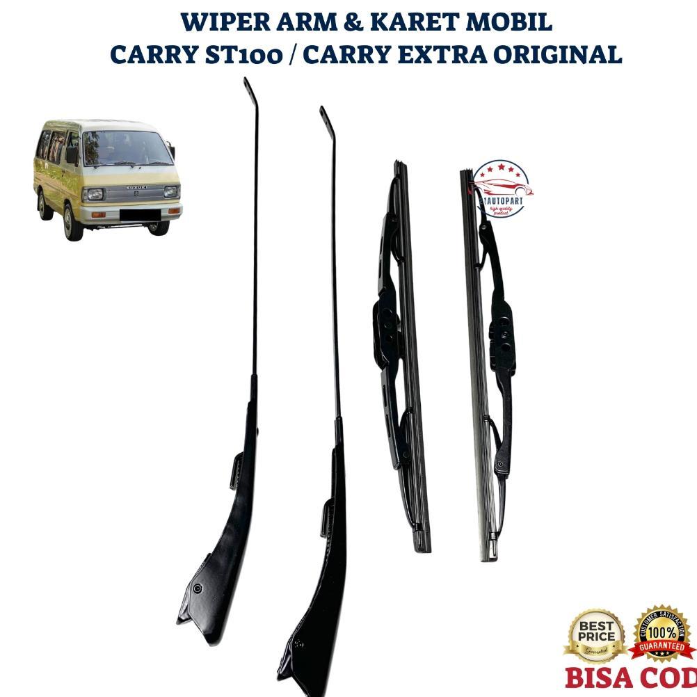 Wiper Arm Dan Karet Wiper Mobil Suzuki Carry ST100 Carry Extra ORIGINAL