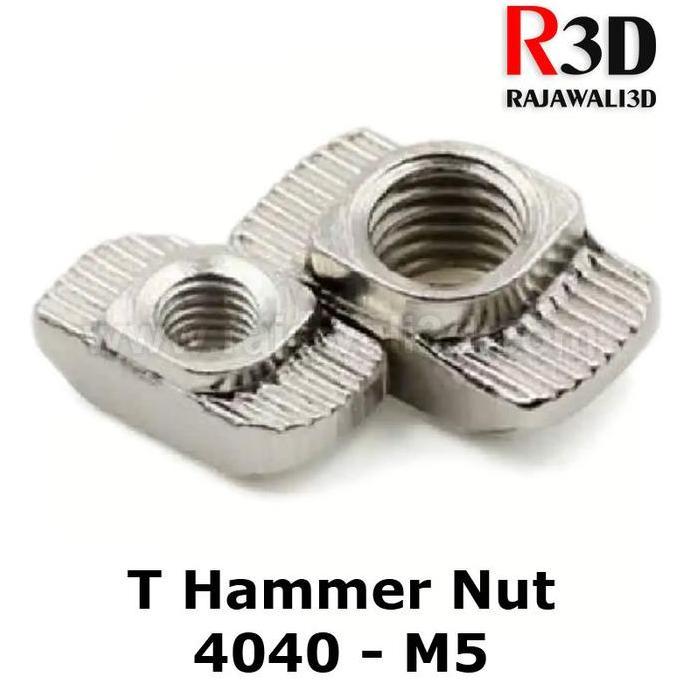 T Nut M5 Tee Nut T Hammer Nut 40-M5 Drop In Aluminium Profile 4040