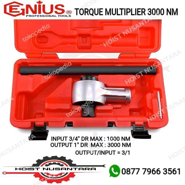 TERLARIS TORQUE MULTIPLIER 3000 NM KUNCI TORQUE 3000 NM GENIUS