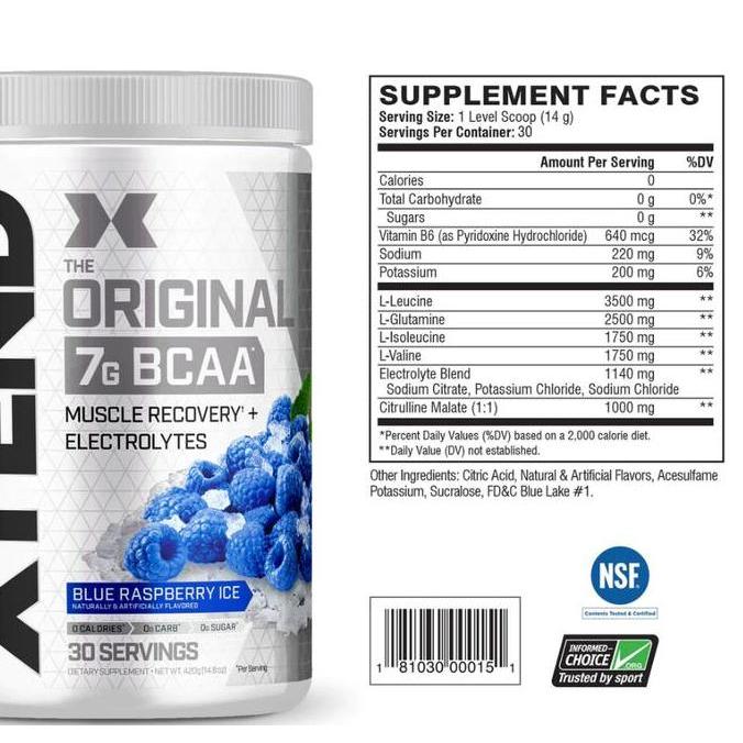 Xtend BCAA 30 serv xtend Scivation BPOM