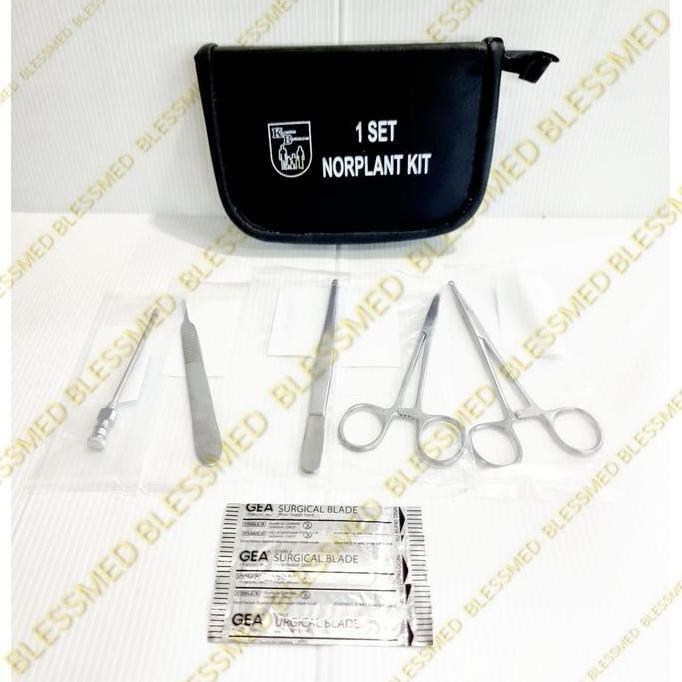Norplant Kit/Implant Kit/Set Alat untuk Pasang dan Lepas KB