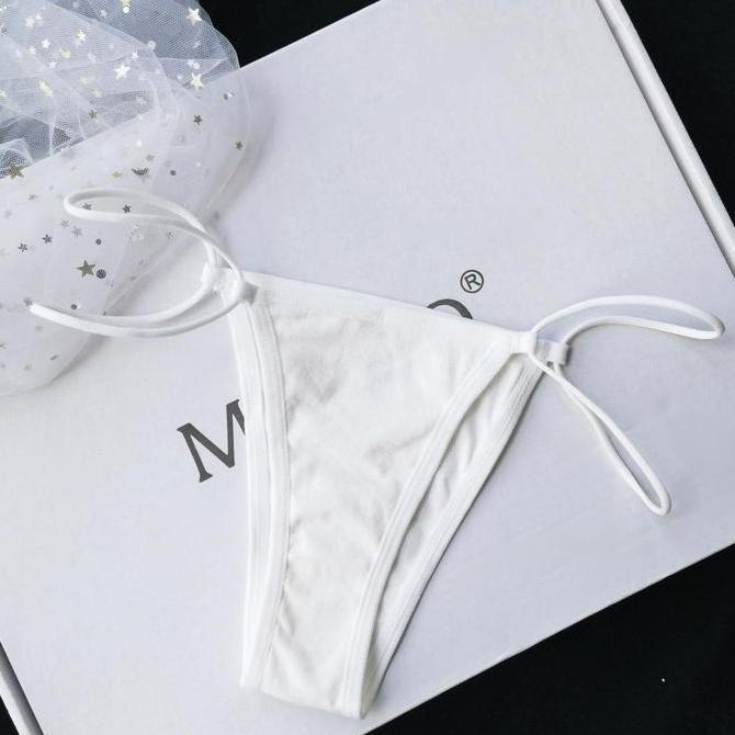 Hiya- Sfl Celana Dalam Sexy Thong Nita Dua 2 Tali Soft Lingerie Cd Seksi Kolor Perempuan G String Re