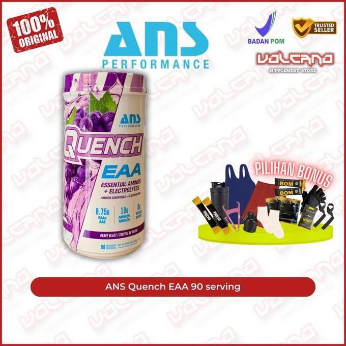 ANS Quench EAA 90 serving Essential Amino Acid BCAA Performance BPOM