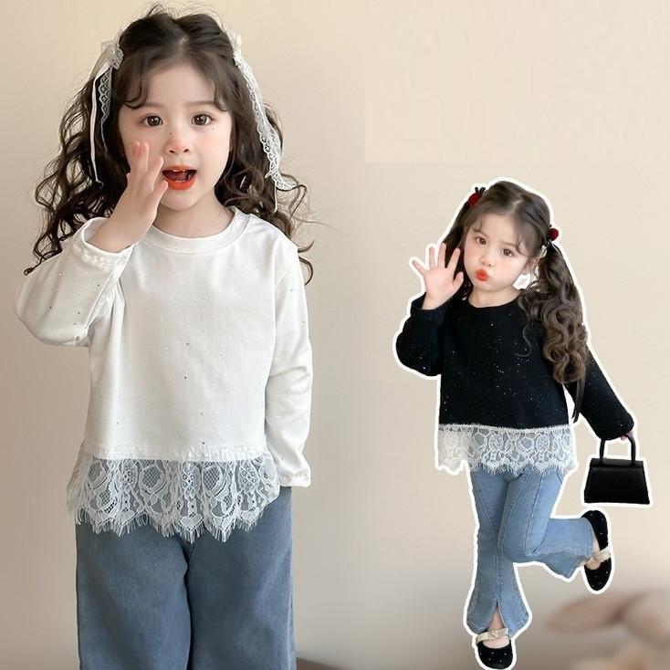 ATASAN LENGAN PANJANG EVELYN CROP BERLING RENDA ATASAN STYLE KOREAN