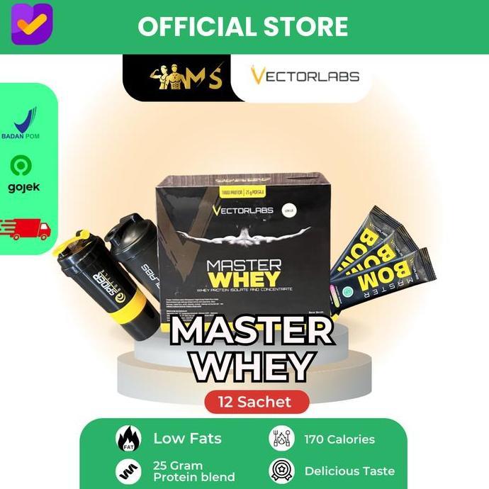 master whey 12 sachet vectorlabs whey protein