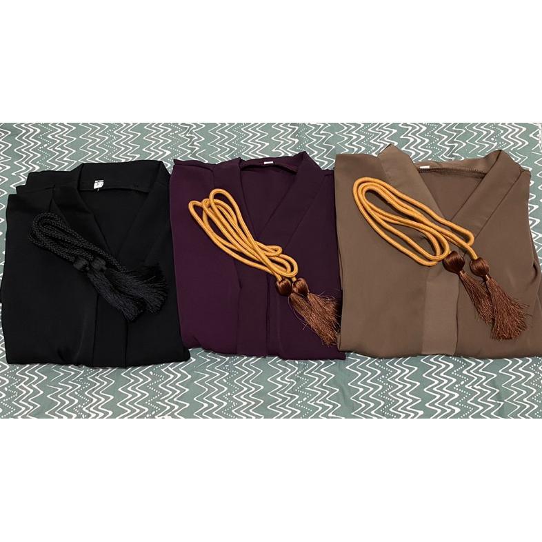 BIG PROMO abaya fursan polos FREE BELT TASEL/ abaya daily/abaya fursan