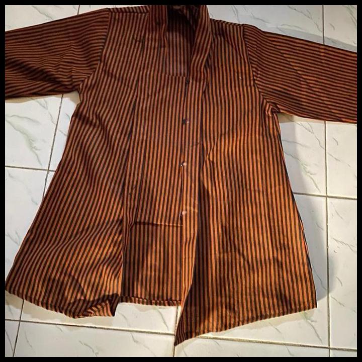 Kebaya Lurik Wanita Dewasa / Baju Lurik Modern - Lengan Panjang / Baju Adat Jawa Jogja Solo Terbaru