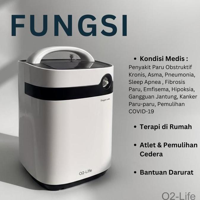 Oxygen Concentrator O2-Life Mesin Pengganti Tabung Oksigen - O2-Life - O2-Life standar MS