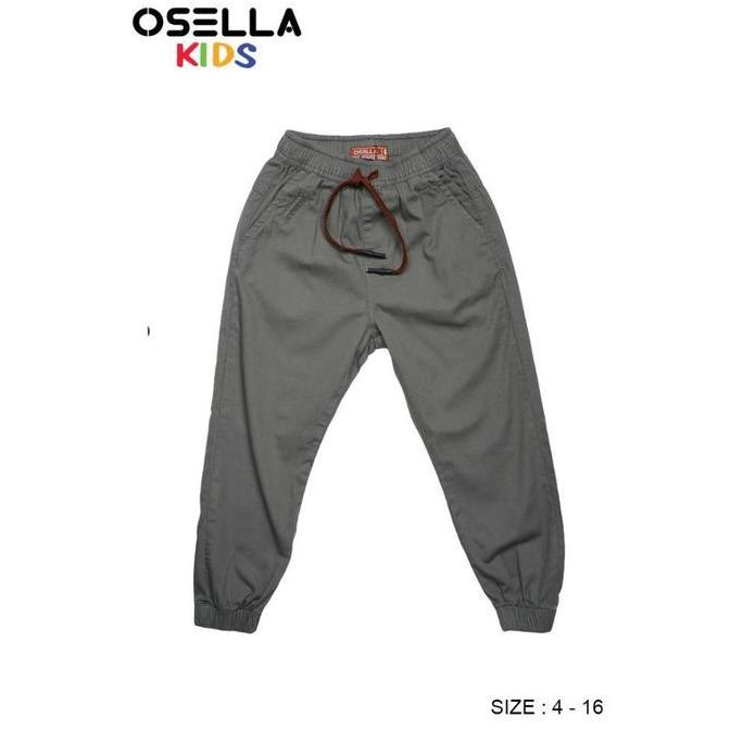 Osella Kids - Celana Panjang Jogger Anak Laki Laki Warna Chino 3287200738 AS