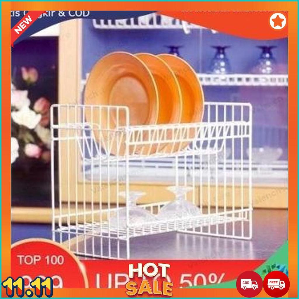 RAK PIRING RPK 02 / RAK PIRING ANTI KARAT / RAK PIRING SUSUN 2 / RPK 02 / RAK DAPUR / RAK PIRING CD 