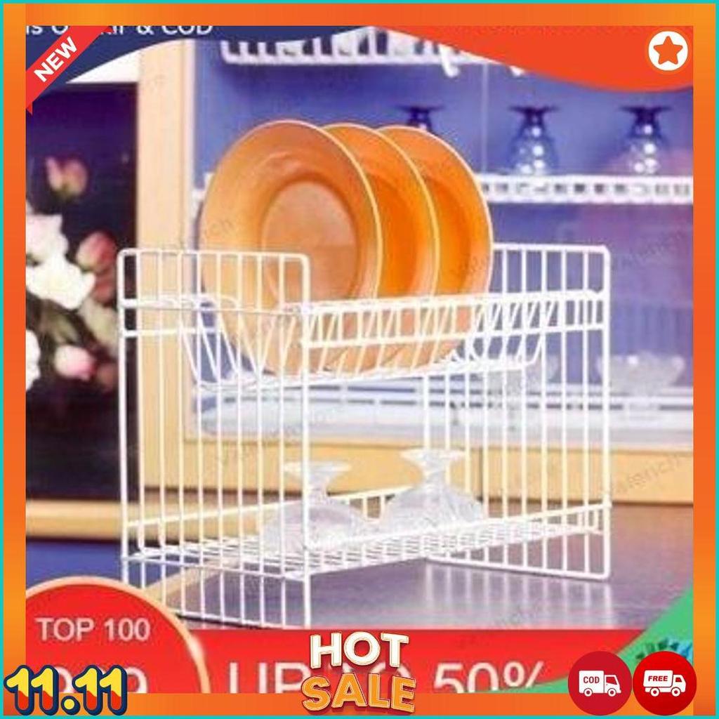 RAK PIRING RPK 02 / RAK PIRING ANTI KARAT / RAK PIRING SUSUN 2 / RPK 02 / RAK DAPUR / RAK PIRING CD 