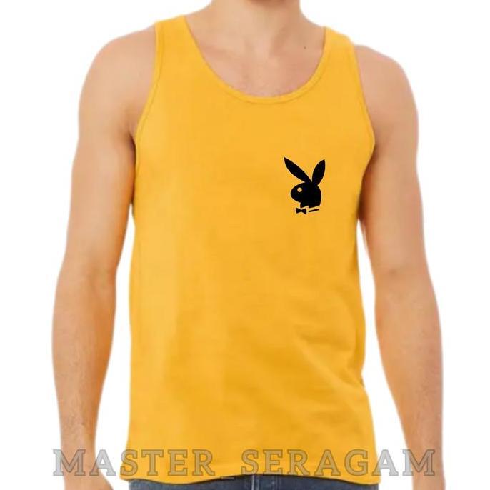Boxy- Atasan Singlet Playbuy Pria / Kaos Dalam Pria / Tank Top Katun Pria