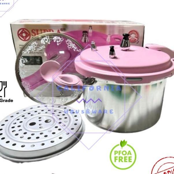 Presto 8 Liter Supra / Panci Presto 8 Liter Supra + Tutup Kaca