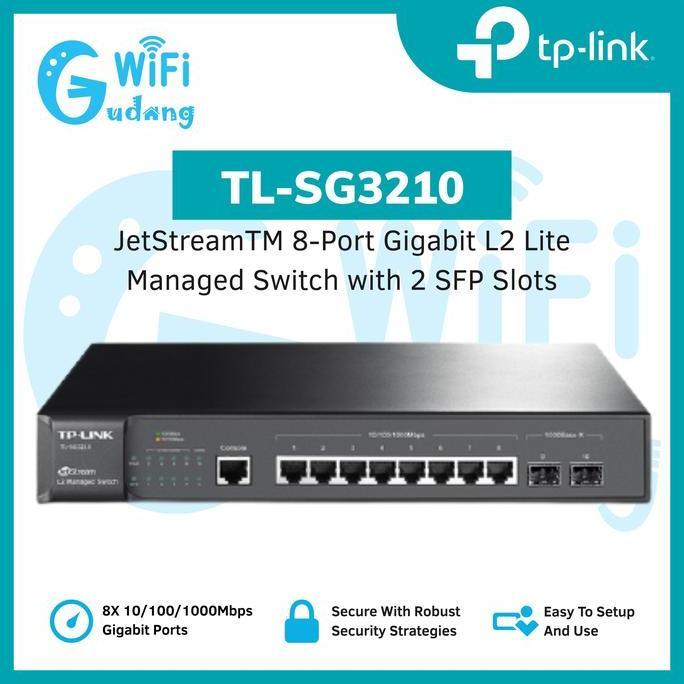 TP-Link TL-SG3210 JetStream 8-port Pure-Gigabit L2 Managed Switch