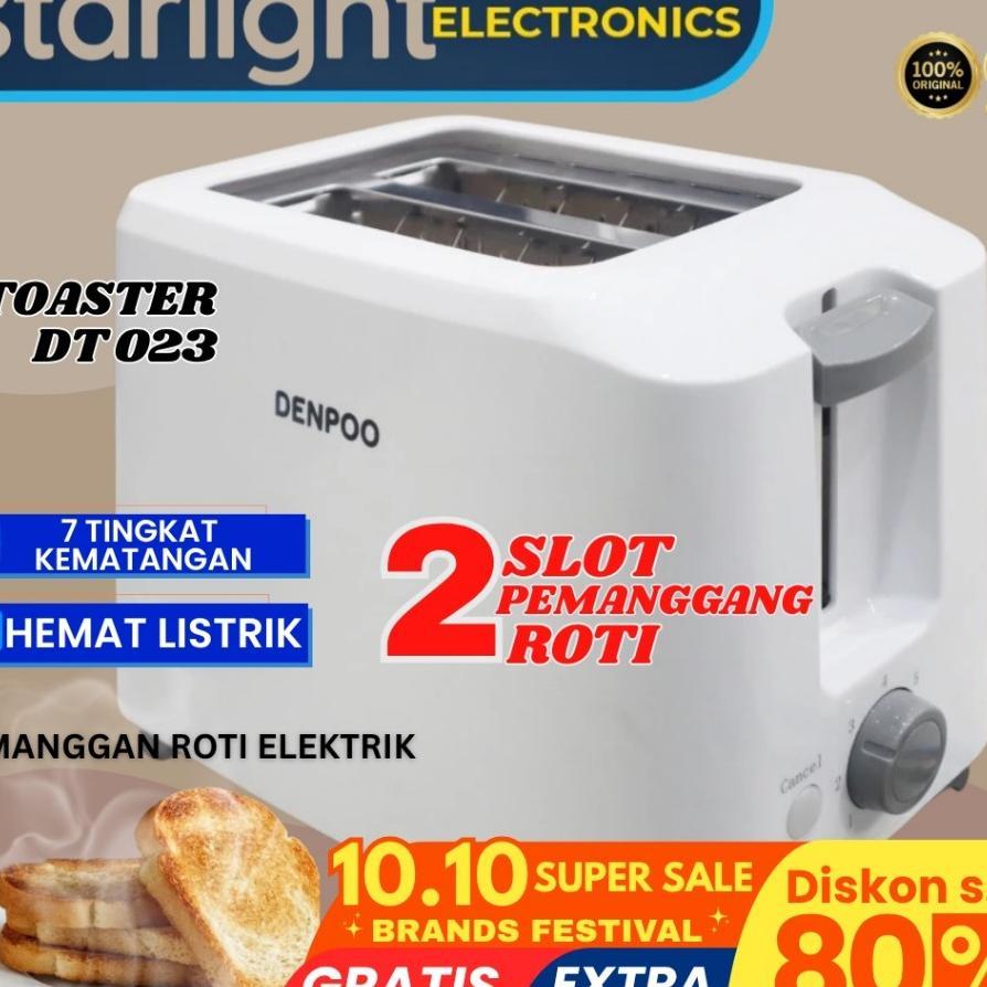 Toaster Roti Denpoo Dt 023 - Pemanggang Roti