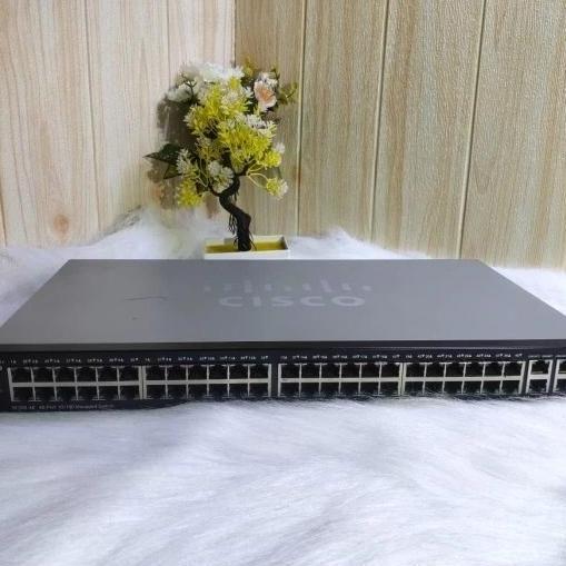 Cisco SF300-48 48-Port Managed Switch with Gigabit Uplinks SFP