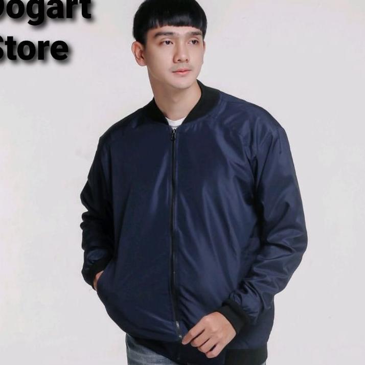 Jaket Bomber Boomber Parasut Sukajan Original Dogart / Bomber Eksekutif / Jaket Bomber Polos Pria