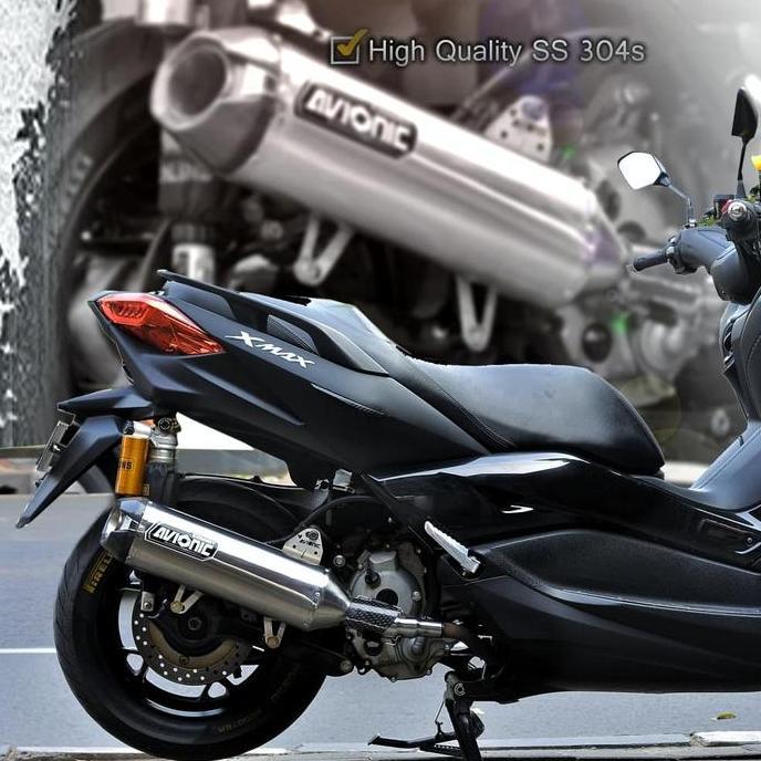 '' AVIONIC EVO - ORIGINAL EXHAUST KNALPOT RACING YAMAHA XMAX (SLIP ON) //