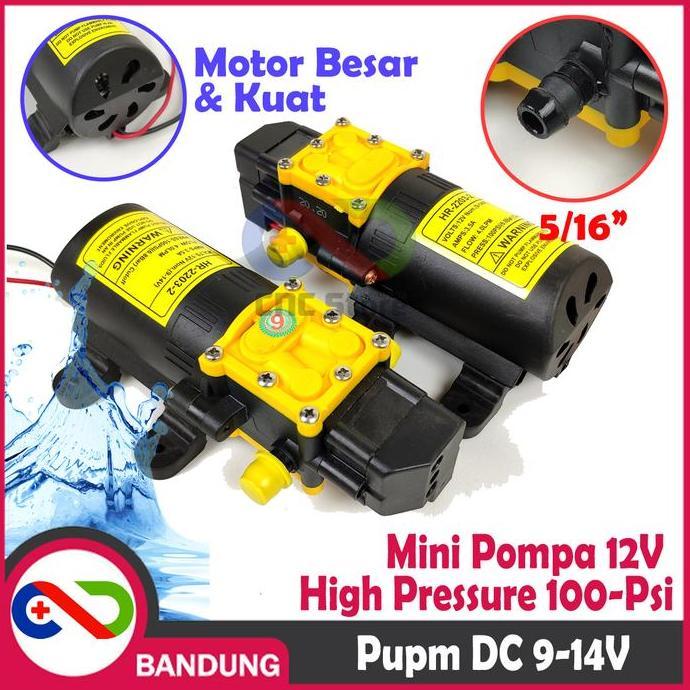 Pompa Air Dc 12V 100 Psi Mizuka Pump Sprayer Dinamo Push