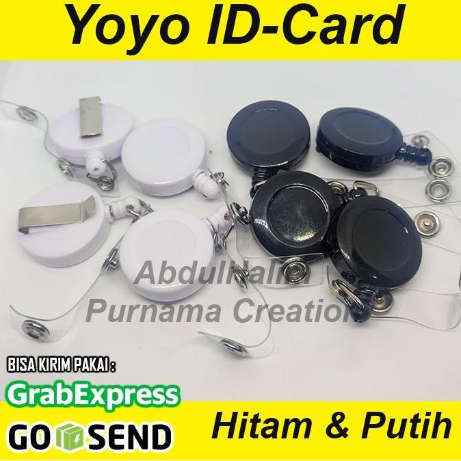 Yoyo IDCard ID Card Polos Hitam & Putih