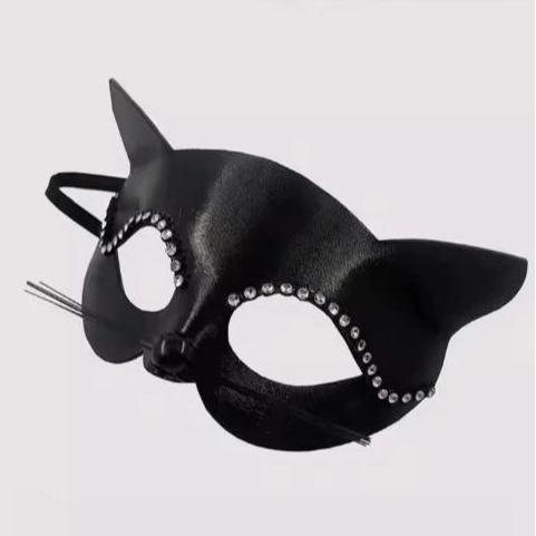Topeng Pesta Halloween Kucing Cat Woman Halloween Mask