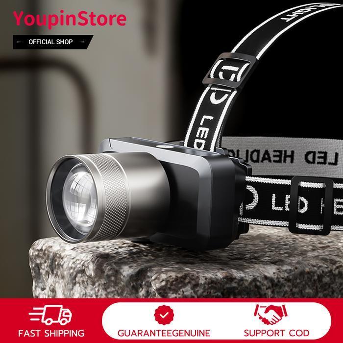 Dp Telescopic Zoom Headlamp, Dp-7260A, 2200Mah Battery, Adjustable Angle, Three Lighting Modes, Batt
